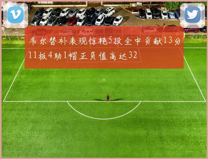 韦尔替补表现惊艳5投全中贡献13分11板4助1帽正负值高达32