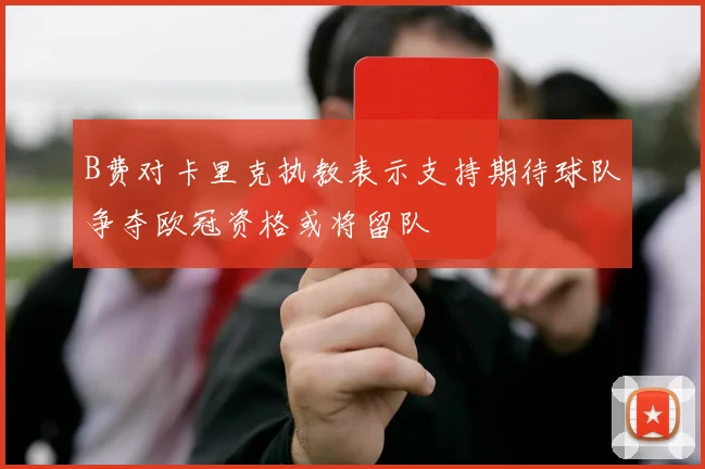 B费对卡里克执教表示支持期待球队争夺欧冠资格或将留队